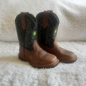 Boy John Deere Western boots size 9M